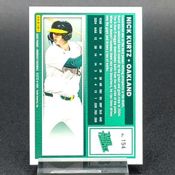 Three 2025 Nick Kurtz RC Fireworks, Stars of MLB, Donruss Rated Rookie Athletics - Picture 7 of 7